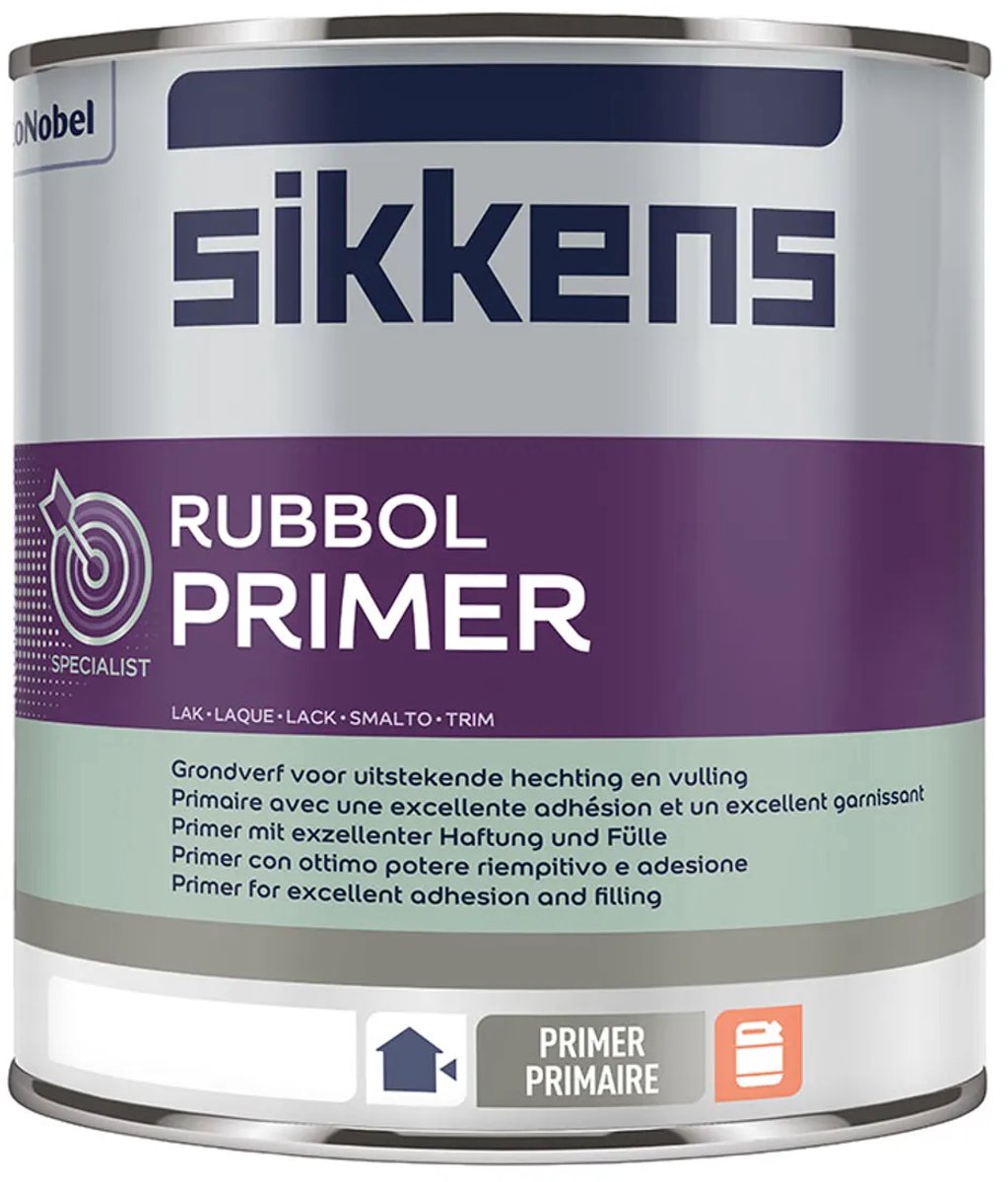 Sikkens Rubbol Primer - 1L - 1L - RAL 7016 | Antracietgrijs