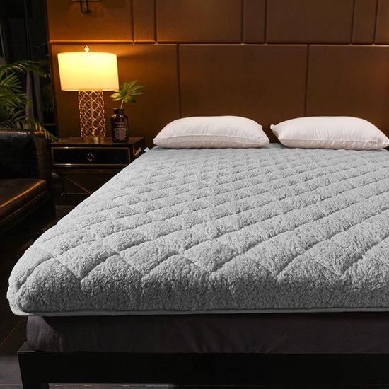 Japanse slaapfuton,dikker Japanse Futon Matras voor kinderen,Opvouwbare vloerbank Tatami-mat voor volwassenen,oprollen gastenslaapmatje,Draagbaar kampeerbed,blijf warm,Grijs,100x200cm(39x79in) — afbeelding 3