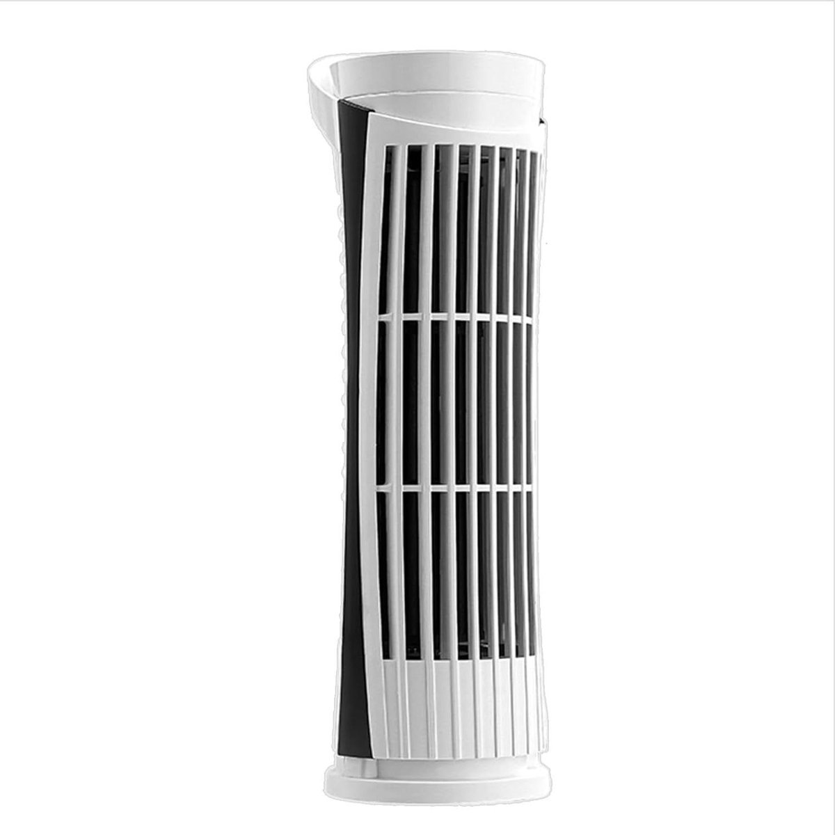 Kleine Torenventilator - Compacte Ventilator - Frisse Lucht - Bladloos Ontwerp - 25.4 cm Hoog - Wit