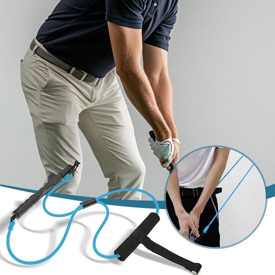 Golf Swing Touw - Trainingshulp Weerstandsband - Golfslag Verbeteren - Latex Hoge Elasticiteit - 26 x 17 x 5 cm van GOLF — afbeelding 2