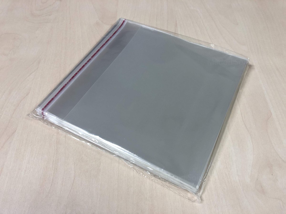Dailygoods- CD-hoesjes 100 stuks - Standaard CD-hoesjes 10,4 mm - Hersluitbaar lipje - Antistatisch - Transparant - Glanzend oppervlak - Cdhoezen