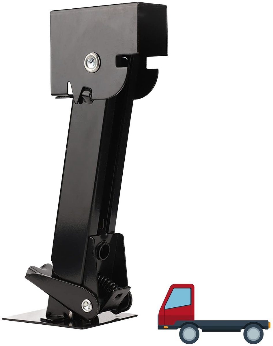 Dailygoods- Stabilisator Verstelbaar 290-455mm - Stabilisator Jack - Ondersteuningscapaciteit 650 lbs - Hefvermogen 1000 lbs - Duurzaam ijzer - Voor campers en aanhangwagens - Stempels