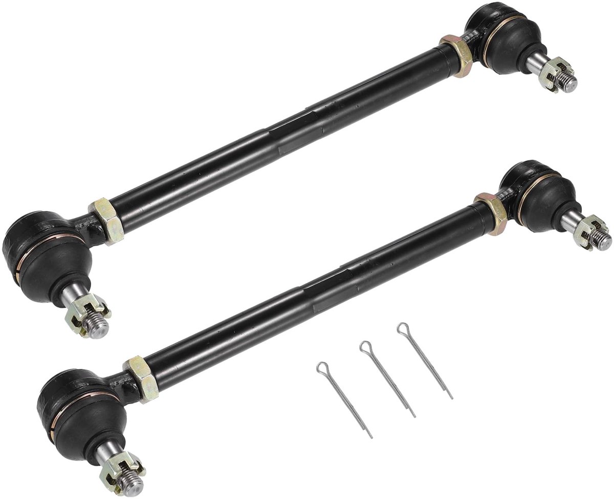 Dailygoods- Stang Eindverbinding Hoogwaardig Metaal - Voor EZGO TXT Golf - Zwart - Draagbaar - Krasbestendig - Eenvoudig te Installeren - Stuurverbinding