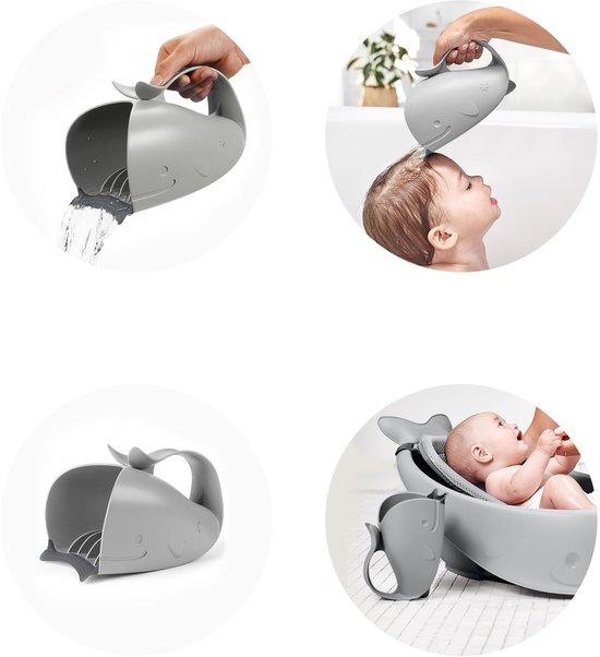Skip Hop Moby Haarspoelbeker - Grey van Skip Hop — afbeelding 2