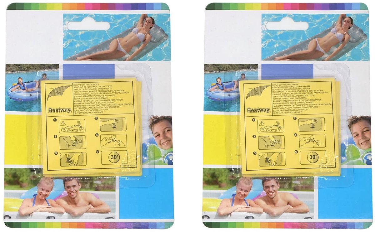 Dailygoods- Reparatiesticker Waterdicht - 20 Stuks - Reparatie Patches - Zelfklevend - TPU Materiaal - Voor Tent/Luchtbed - Reparatiepatch