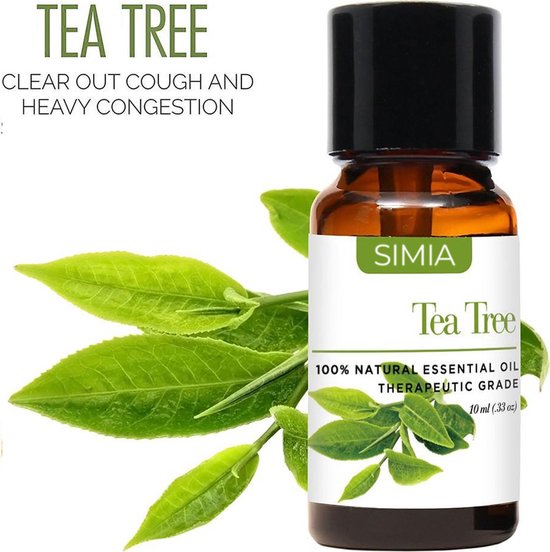 SIMIA Premium Essentiële Oliën Set 100% Natuurlijk - Aromatherapie - olie voor aroma diffuser - 6 x 10ml