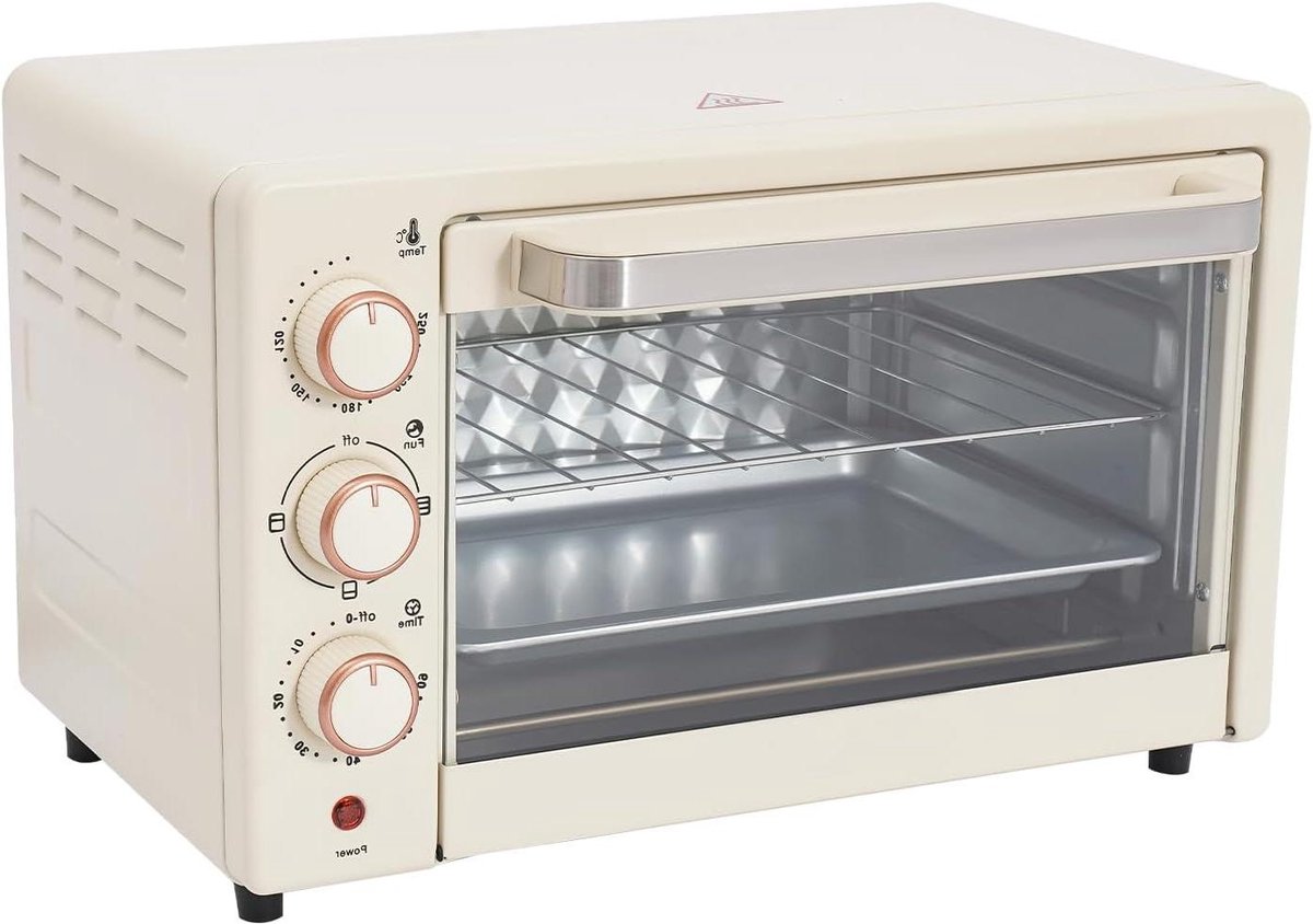 Mini Oven Kleine Bakoven Thuis Bakken Verstelbare Temperatuur 22 Liter Wit