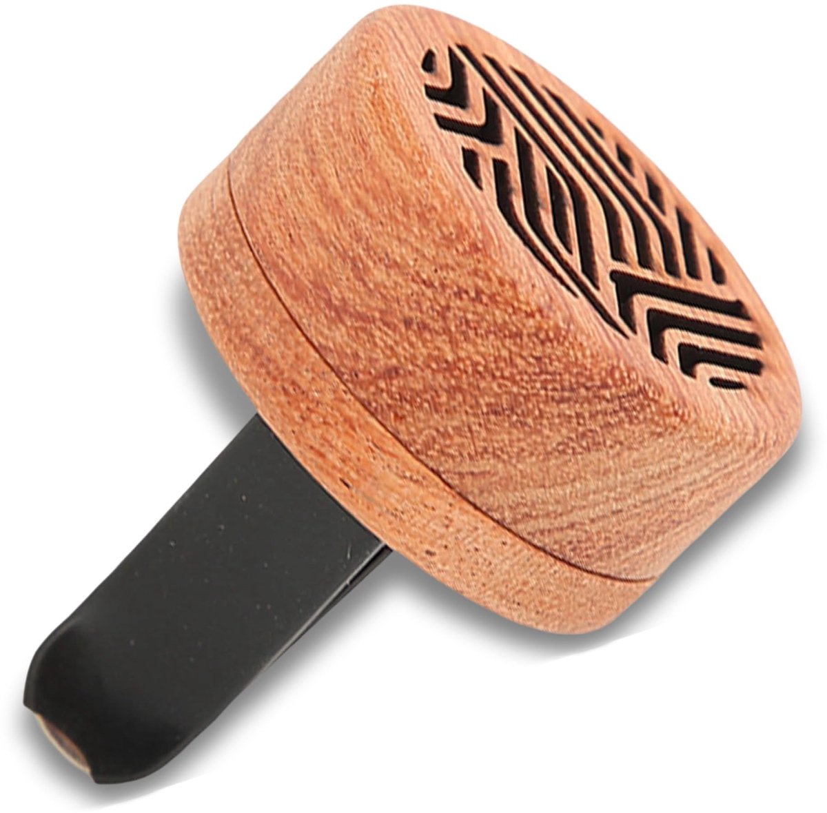 Dailygoods- Auto Diffuser Hout - Draagbare Luchtverfrisser - Mini Diffuser - Essentiële Olie Diffuser - Vulkanisch Gesteente - Langdurige Geur