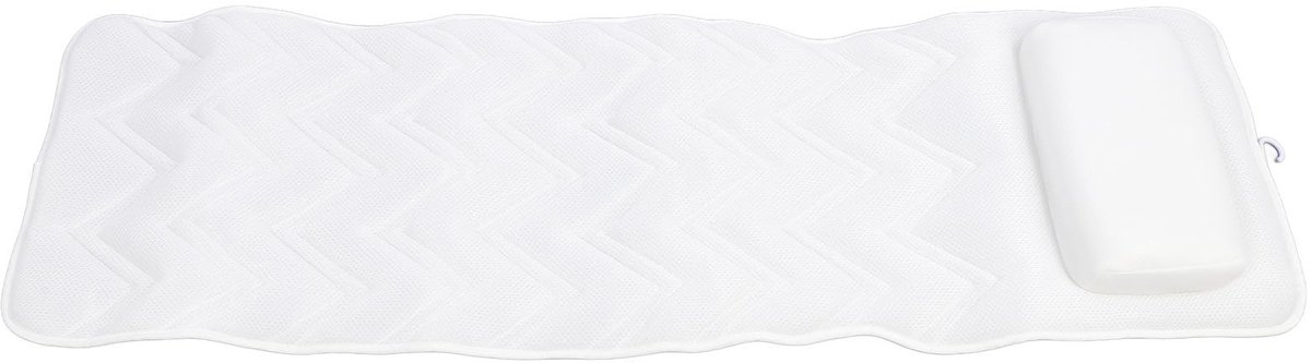 Dailygoods- Nekkussen Bad - Ademend 5D-netwerk - Antislip Zuignappen - Ondersteuning Hoofd en Rug - Comfortabel Badkussen - Spa-achtige Ervaring