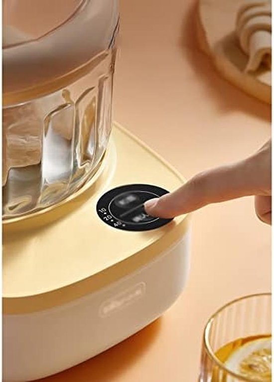 Deegmixer Keukenmachine - Bakmachine Kneedmachine - Brood Deeg Maken - Krachtige DC-motor - 2 Liter Inhoud - Geel — afbeelding 2