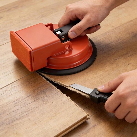 Gereedschap voor het fixeren van vloerspleten, reparatiegereedschap voor laminaatvloeren, verbeterde vacuüm-zuignap, krachtige reparatieset voor laminaat-, hout-, tegel- en vinylvloeren — afbeelding 3