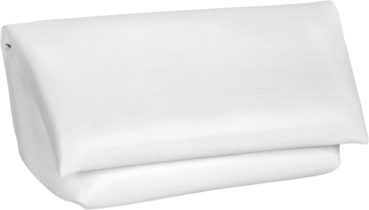 Zonnebril Hoesje - Brillen Etui - Bril Beschermen - Vegan Leer - 18.5 cm - Wit