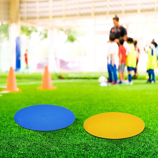 Voetbal Trainingsmarkeringen - Sport Stippen Veldmarkers - Agility Training - Antislip TPR Materiaal - 10 cm Diameter - Diverse Kleuren — afbeelding 2