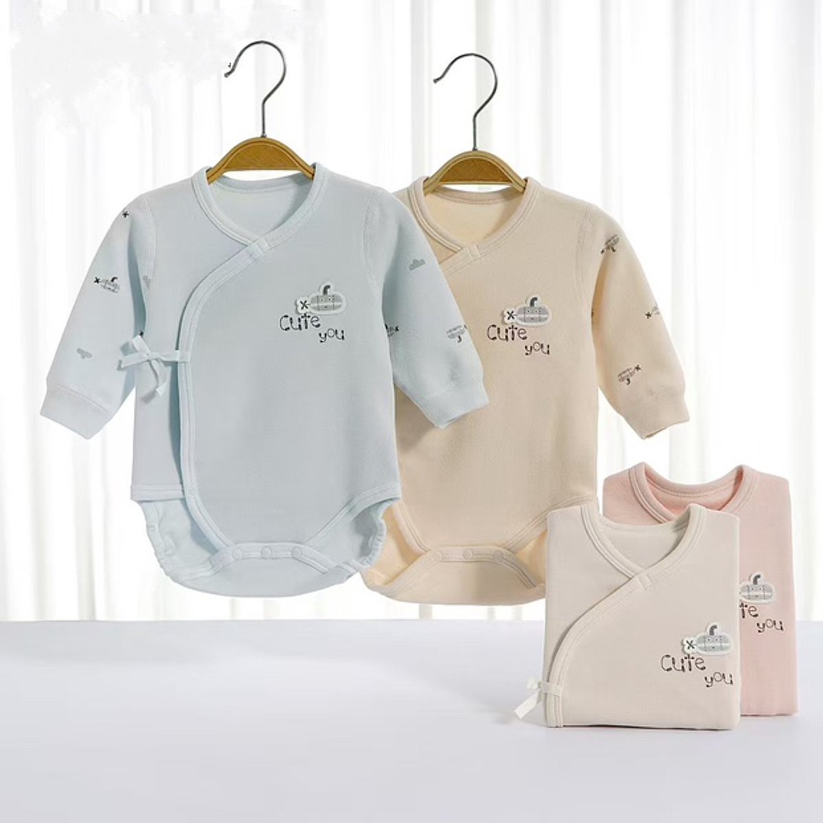 VBM Romper - superzacht en warm - roze - 0-1 maand