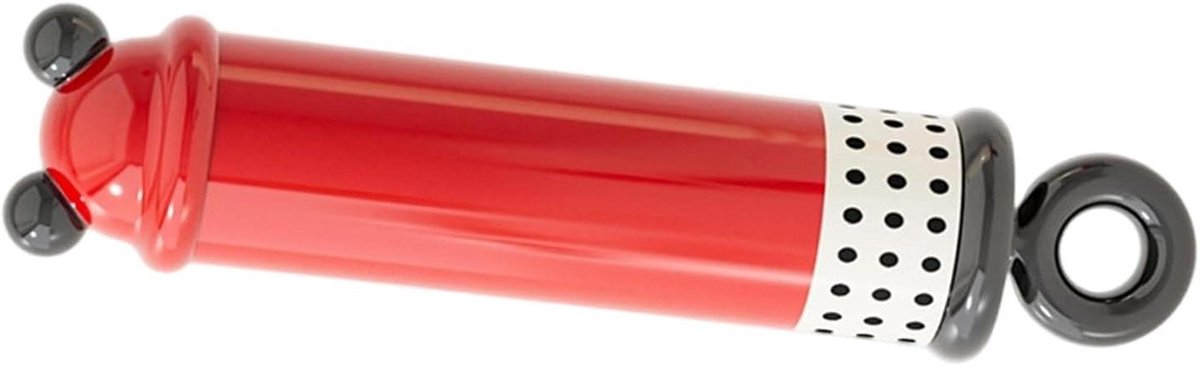Herbruikbare Pluisrol - Reis Pluisverwijderaar - Kleding Reinigen - Wasbaar Ontwerp - 16 x 4 cm - Rood