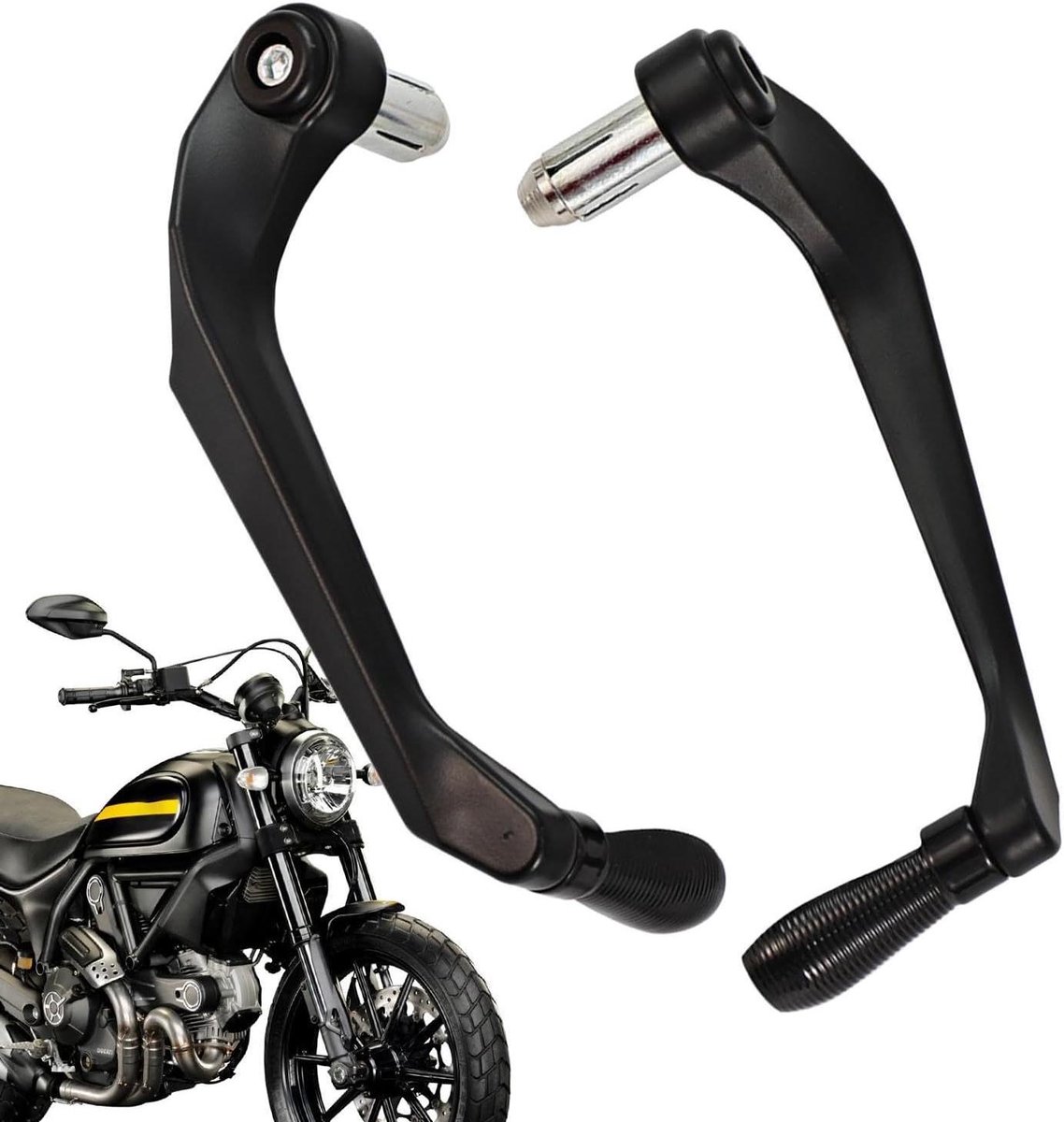 Koppelingshendel set - Handbeschermers motor - Bescherming motoronderdelen - Hoge betrouwbaarheid - 279 x 135 cm - Zwart