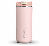 Motivai Daily Cup – Thermosbeker To Go – 470ML RVS Thermosmok – Lekvrij – Dubbelwandig Geïsoleerd – BPA-vrij & Duurzaam – Koffiebeker voor Onderweg – Rosé