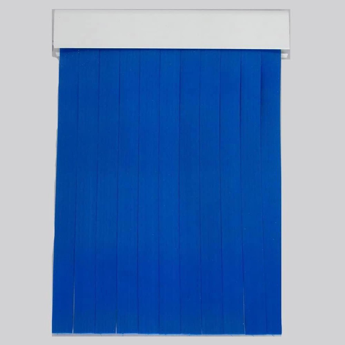 Deurhor - Vliegen gordijn - Insecten buiten houden - Stabiele aluminium stang - 100 x 230 cm - Blauw