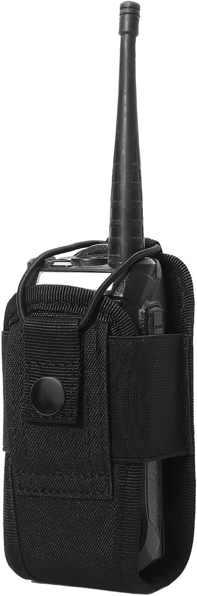 Nylon Walkie Talkie Tas - Verstelbare MOLLE Radio Houder voor Intercom en Vest - Duurzame Holster voor Belt en Radio Accessoires