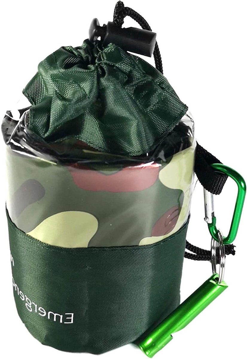 Nood Slaapzak - Survival Bivy Bag - Kamperen en Outdoor - Waterdicht en Warmtevasthoudend - 120 x 200 cm