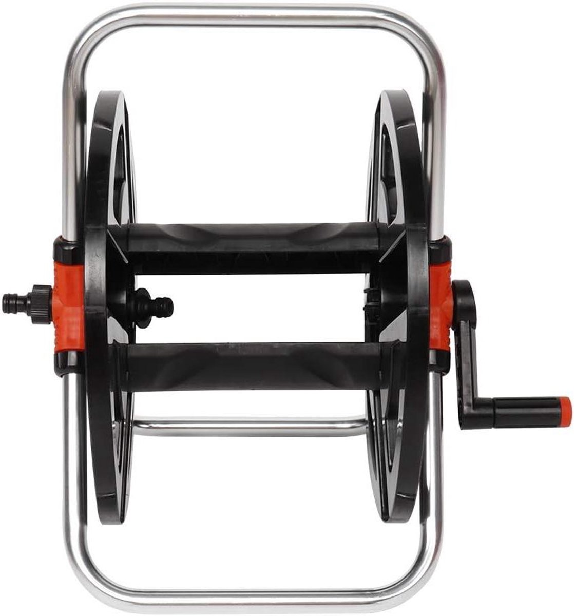 Water Roll Opbergrek - Slanghaspel Trolley - Tuinslang Opbergen - Arbeidsbesparend Rollen - 35 Meter - Grijs