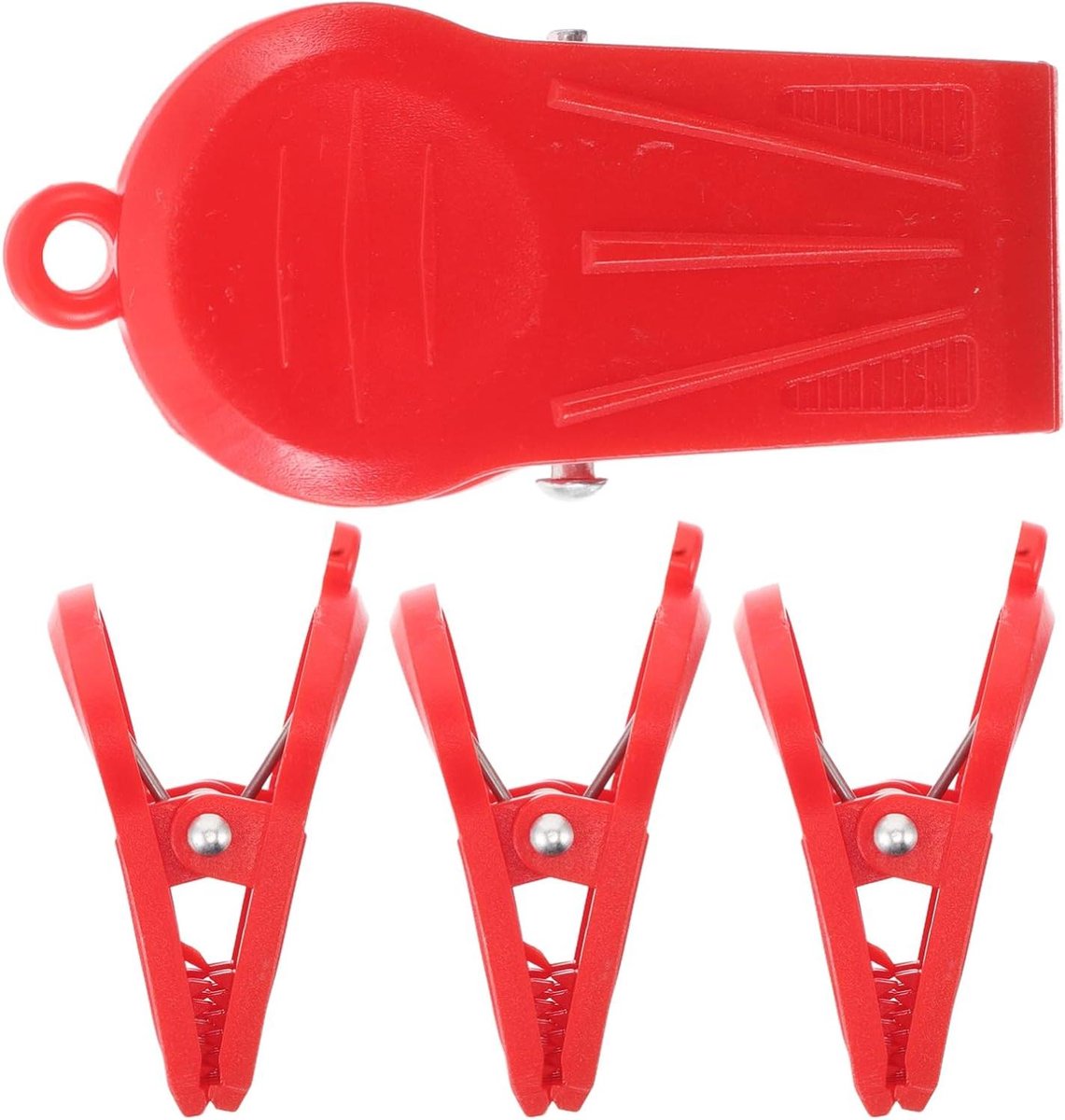Loopband Sleutel - Veiligheidsklem - Veilig Trainen - Noodstop Functie - 6 x 2.8 cm - Rood