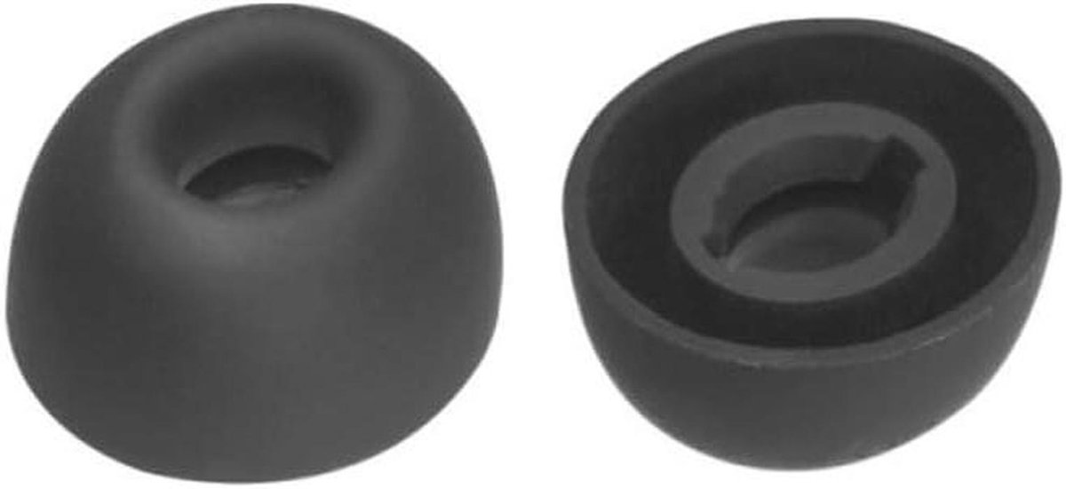 Siliconen Oordopjes - Oorkussens Covers - Comfortabel Luisteren - Drie Maten - 3 Paar - Zwart