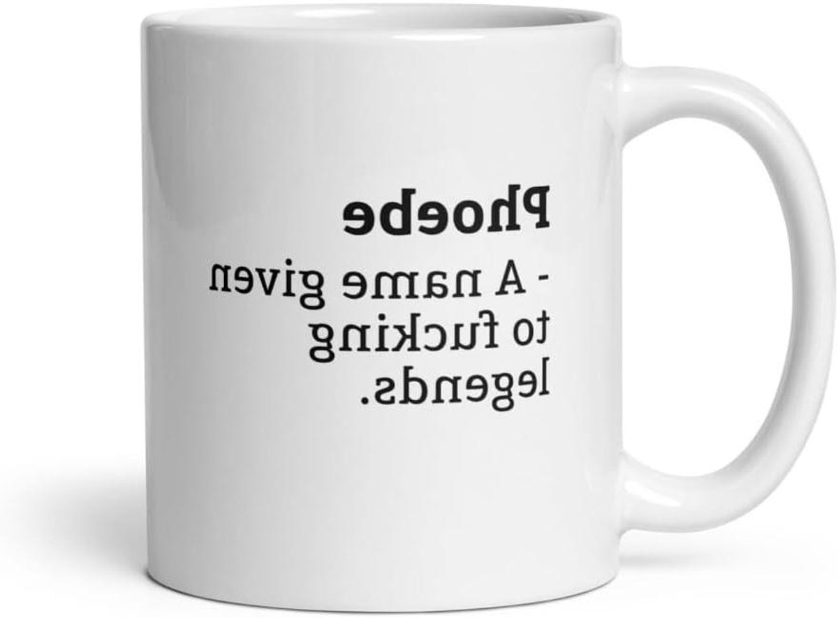Koffiemok - Thee mok - Ochtendritueel - Dubbelzijdig bedrukt - 11 Ounce - Wit