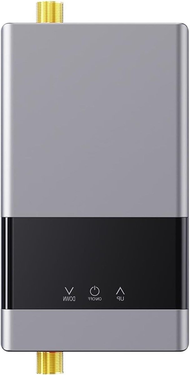 Doorstroomverwarmer - Elektrische boiler - Direct warm water - LCD display - 220mm breed - Grijs