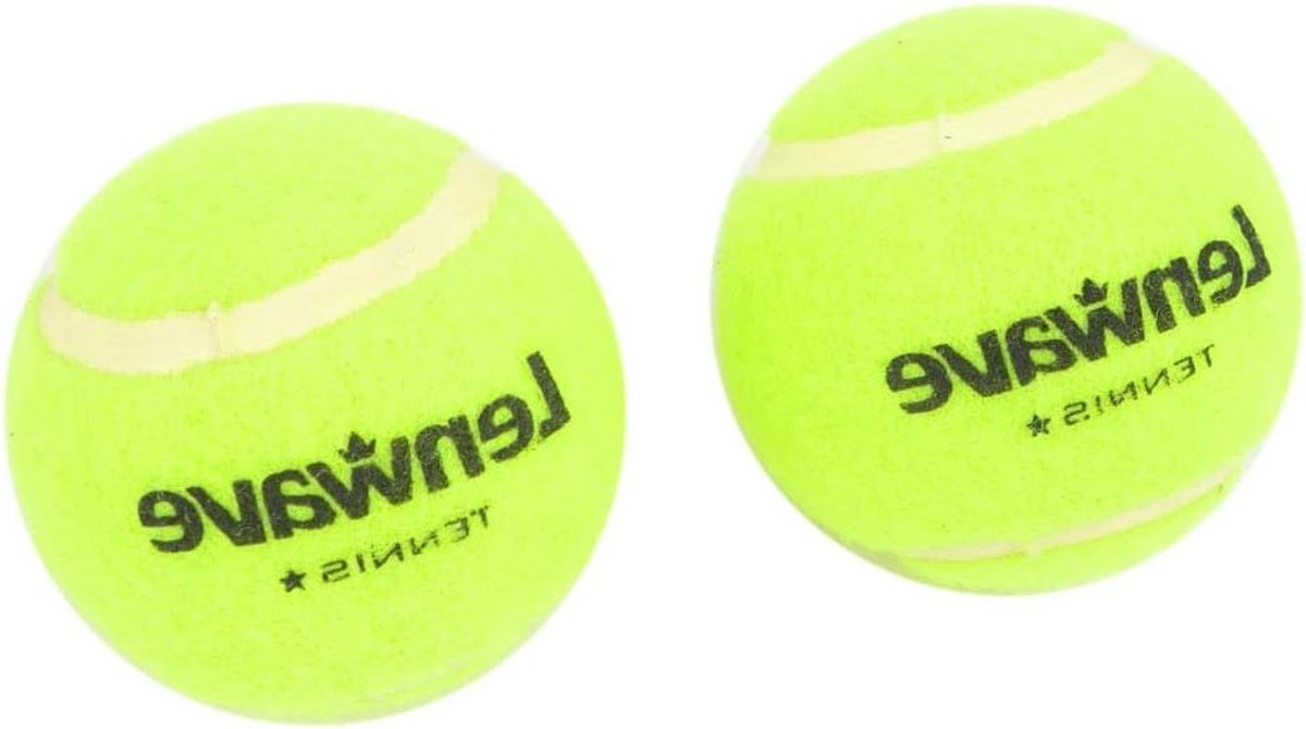 Tennisballen Set - Trainingsballen - Tennis Training - Met Elastische Band - 64 cm - Geel Groen