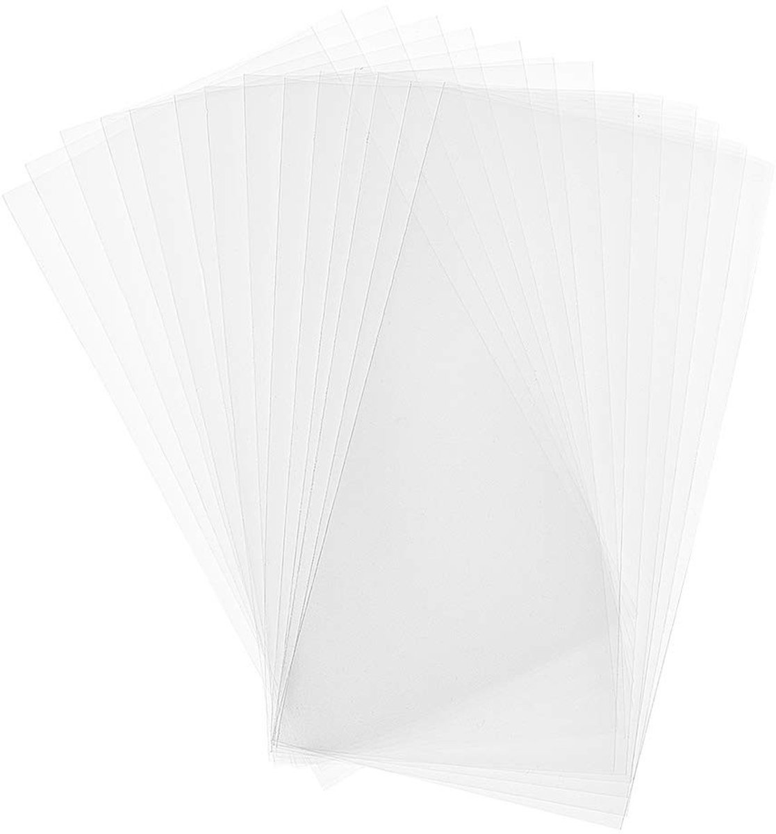 Dailygoody - Transparante cellofaantassen - Ideaal voor geschenken - 300 stuks - 8 x 15 cm - Perfect voor feestjes - Voor levensmiddelen en meer