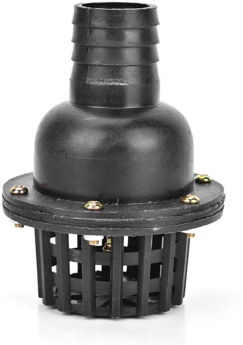 Dailygoody - Waterpomp Voetklep - PVC Terugslagklep - Hoogwaardige kwaliteit - Zwart - 2 Inch - Perfect voor vloeibare machines - Eenvoudige installat...