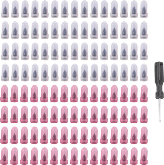 Bandenreparatie Spijkers - Rubberen Schroeven Set - Lekke Banden Repareren - Hoge Hardheid Rubber - 120 Stuks - Zwart — afbeelding 3