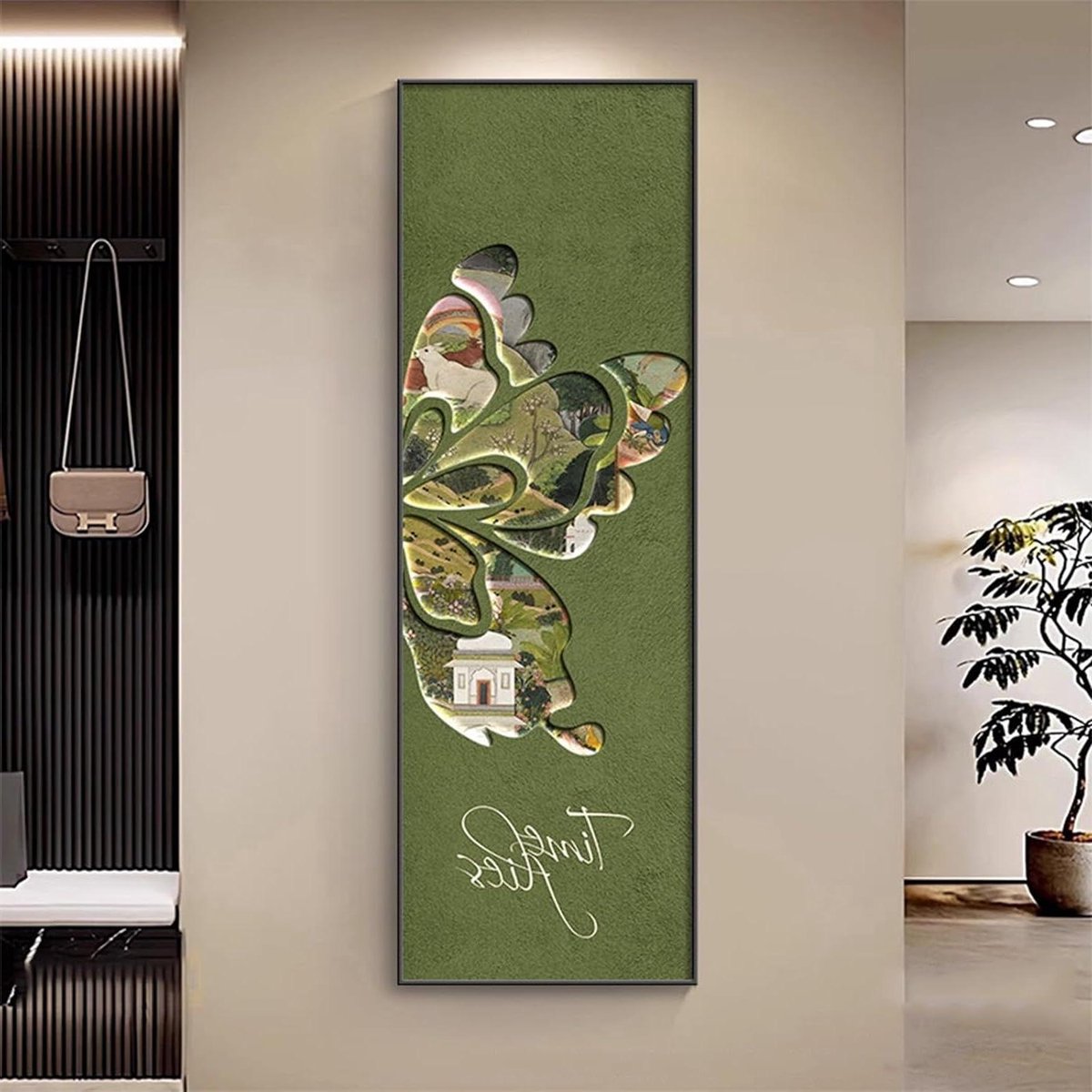 Groepenkast Schilderij - Meterkast Decoratie - Wand Verfraaien - Flip-Top Systeem - 30 cm - Style-b