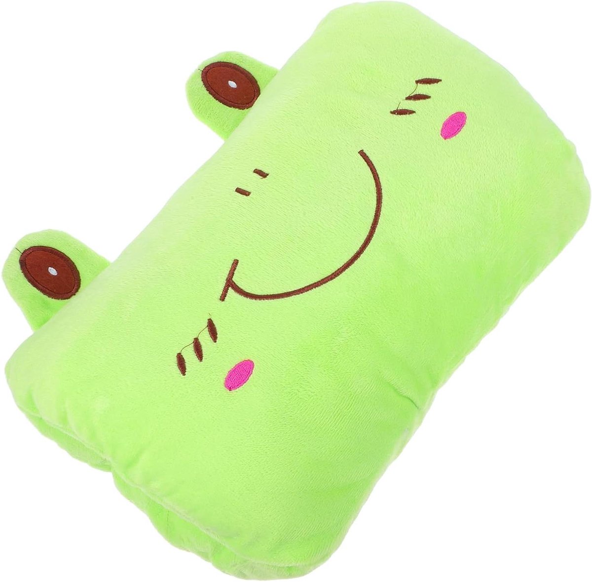 Hand Warmer Kussen - Pluche Speelgoed Handmof - Warme Winter - Zacht PP Katoen - 26x19x12 cm - Groen