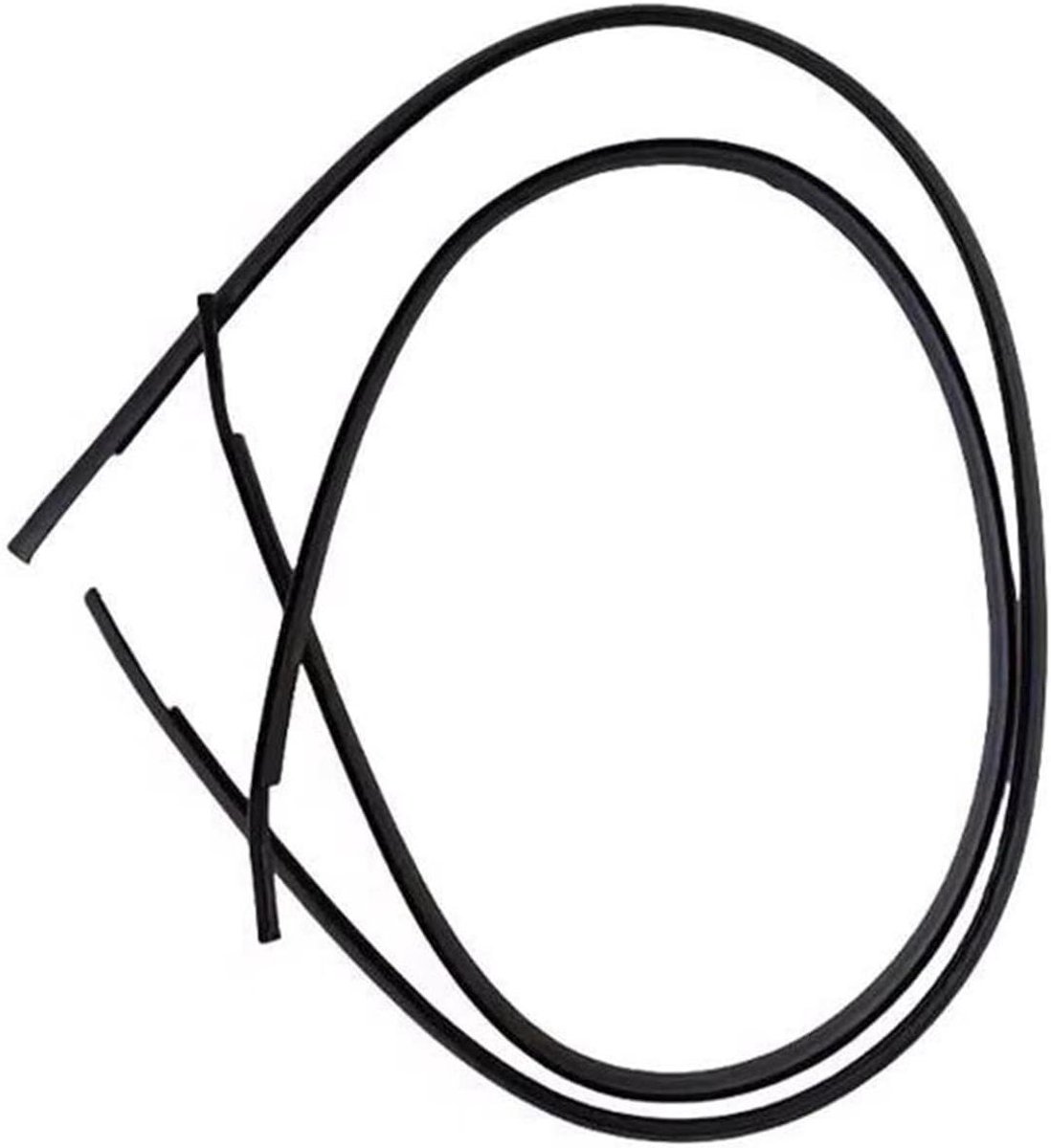 Autodeurafdichting - Waterdichte strip - Voertuig afdichten - Geluidsisolatie - 2 stuks - Zwart
