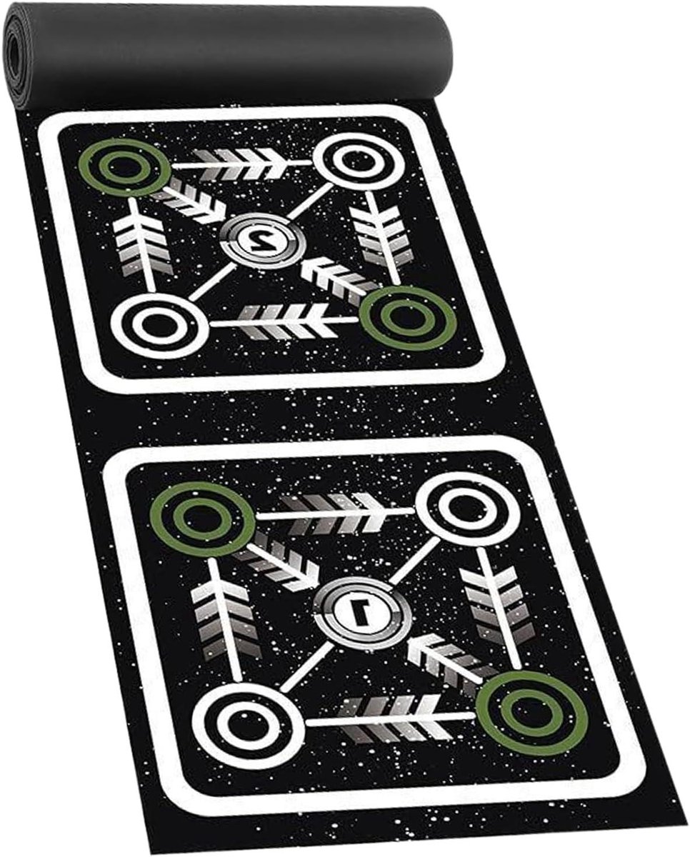 Behendigheidsladder Mat - Trainingsladder Voetbal - Snelheidscoördinatie Trainen - Antislip Stabiliteitssysteem - 40x360cm - Meerkleurig