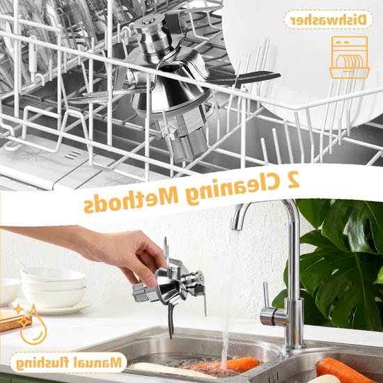 Kruidige Blender Mes voor Thermomix TM5 en TM6, Vervangingsmes met Dichtingsring, Roestvrijstalen Mes voor Voedselverwerking en Smoothies — afbeelding 3