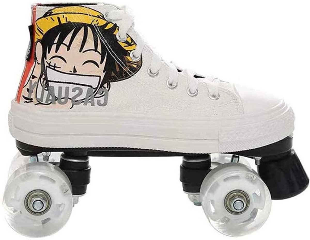 Rolschaatsen Canvas Dubbele Rij Rolschaatsen Buiten Sporten Hoge Schoenstijl