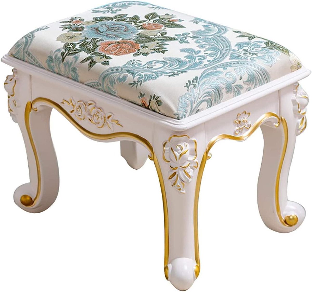 Ottomaan Voetenbank - Poef Fauteuil - Comfortabel Zitten - Stabiele ABS Plastic Stalen Frame