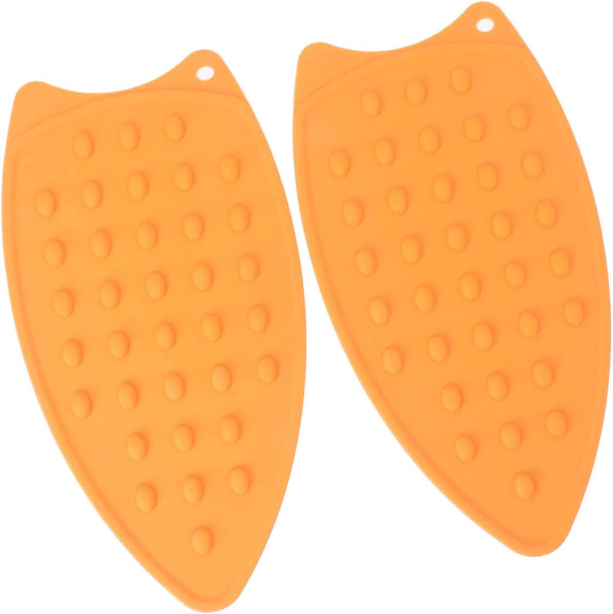 Strijkijzersteun Pad - Hittebestendige Mat - Meubels Beschermen - Antislip Ontwerp - 2 stuks - Oranje