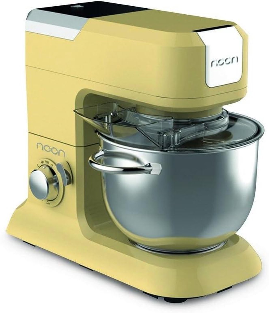 Keukenmachine - Multifunctionele Mixer - Koken en Bakken - Planetair Roersysteem - 4.5 liter kom - Beige