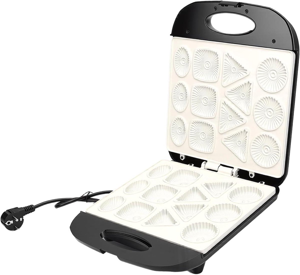 Pannenkoeken Maker - Cake Pop Machine - Snelle Snacks Maken - Dubbele Verwarming - 13 Gaten - Zwart