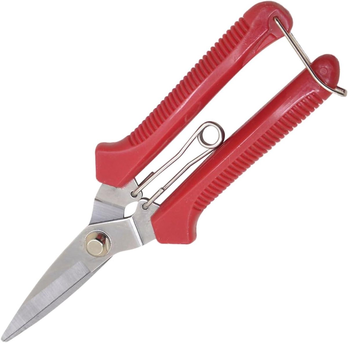 Snoeischaren - Tuinschaar - Planten Verzorgen - Roestvrij Staal - 19.5 cm - Rood