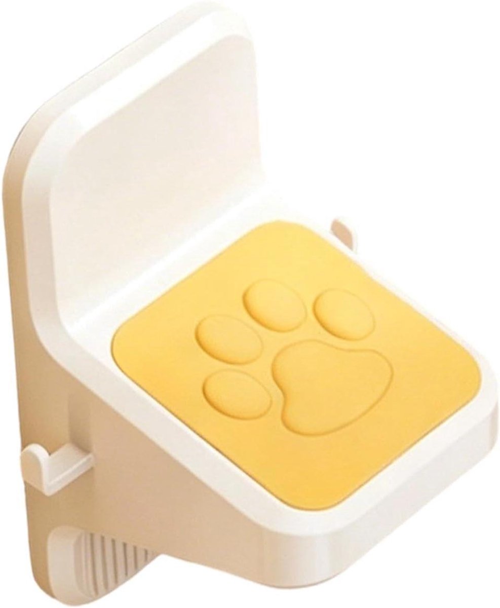 Douche Voetensteun - Scheer Krukje - Veilig Scheren - Antislip Oppervlak - 16.8 cm - Grijs