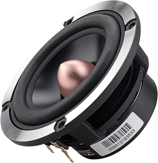 Hifi Mid Speaker Driver - Middenluidspreker - Muziek Luisteren - 25 Kern Spraakspoel - 3 Inch - Zwart — afbeelding 4