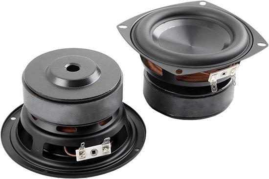 Subwoofer Luidspreker - Bass Speaker - Home Theater - Kristalhelder Geluid - 4 Inch - Zwart — afbeelding 3