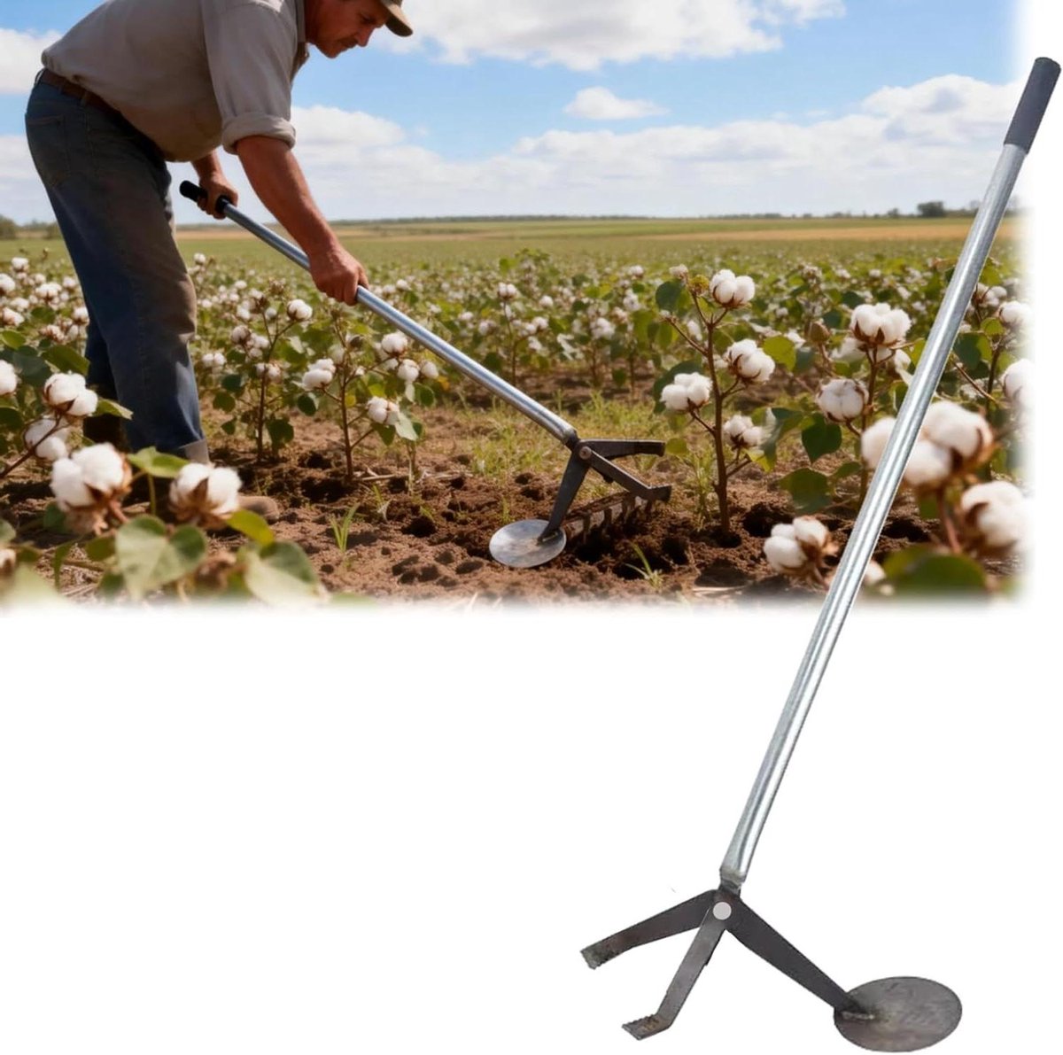 Wortelverwijderaar Handgereedschap - Onkruidtrekker Grubber - Tuinonderhoud Vereenvoudigen - Hefboomwerking Zonder Buigen - 103 cm Lengte - Metaal