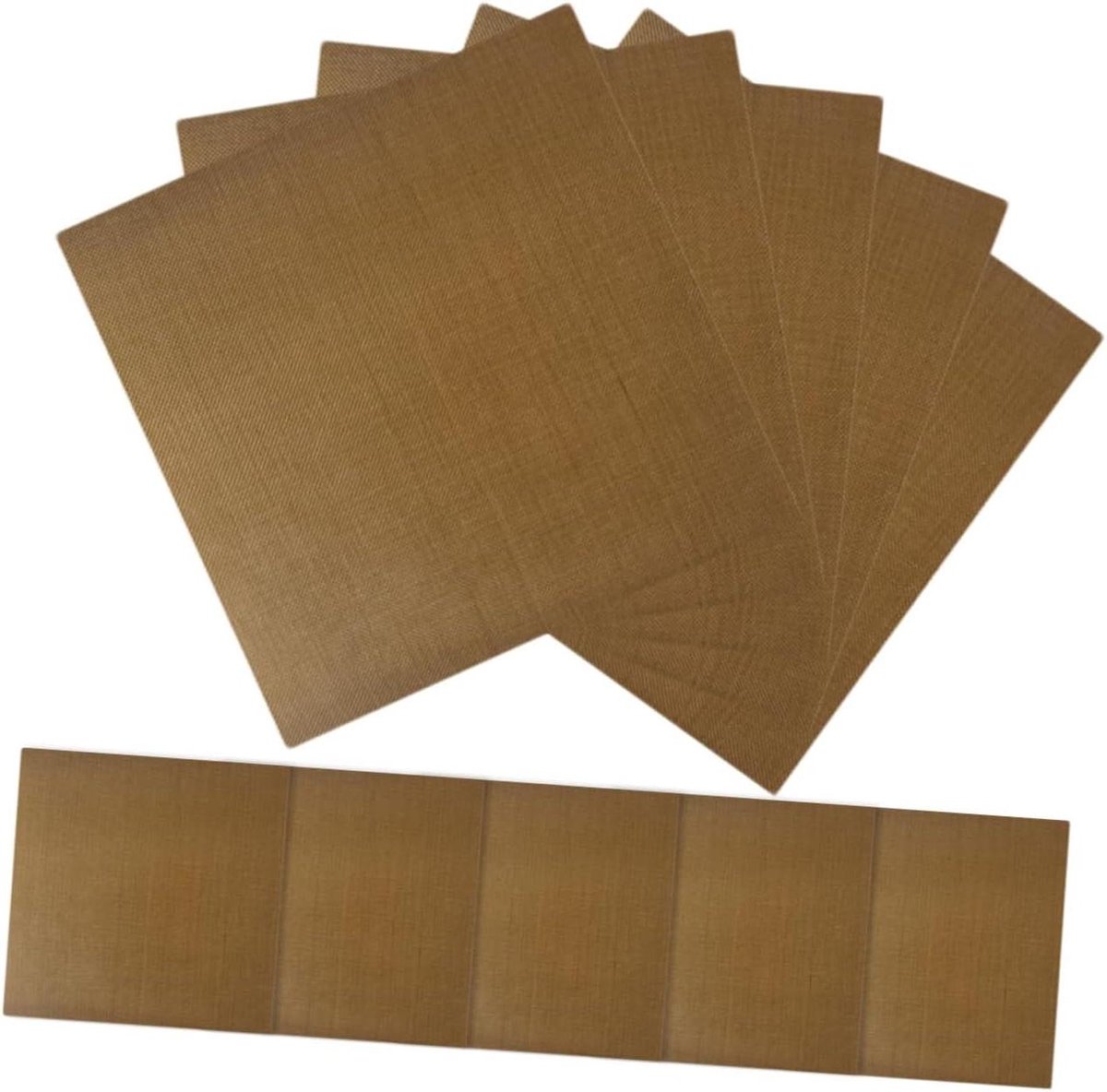 Haardroger Isolatie Stickers - Beschermstickers Krultang - Veilig Haar Stylen - Zelfklevend Ontwerp - 20 stuks - Bruin