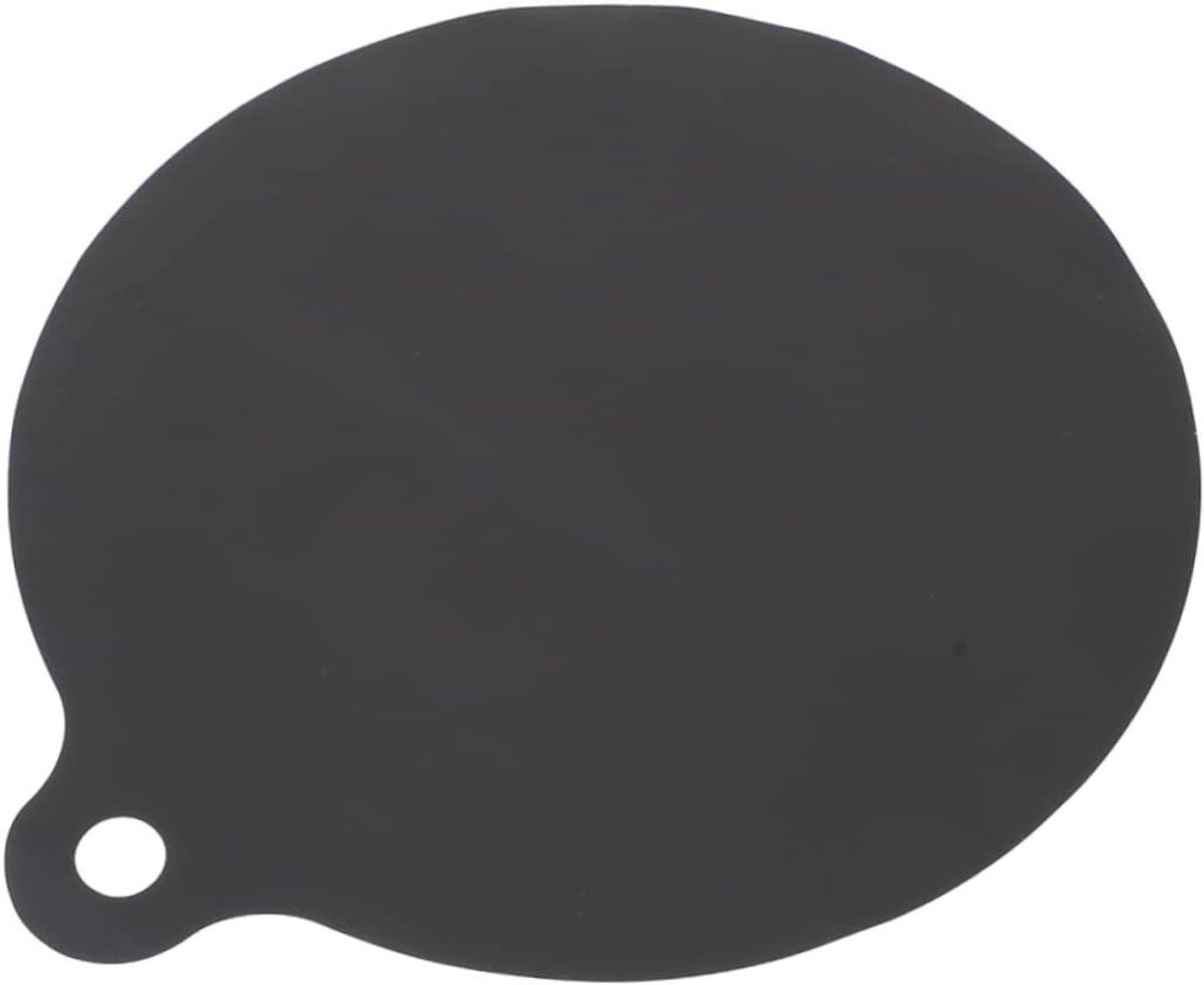 Inductiekookplaat Mat - Kookplaatbeschermer Siliconen - Keukenblad Beschermen - Hittebestendig Krasvrij - 19x16.5CM - Zwart